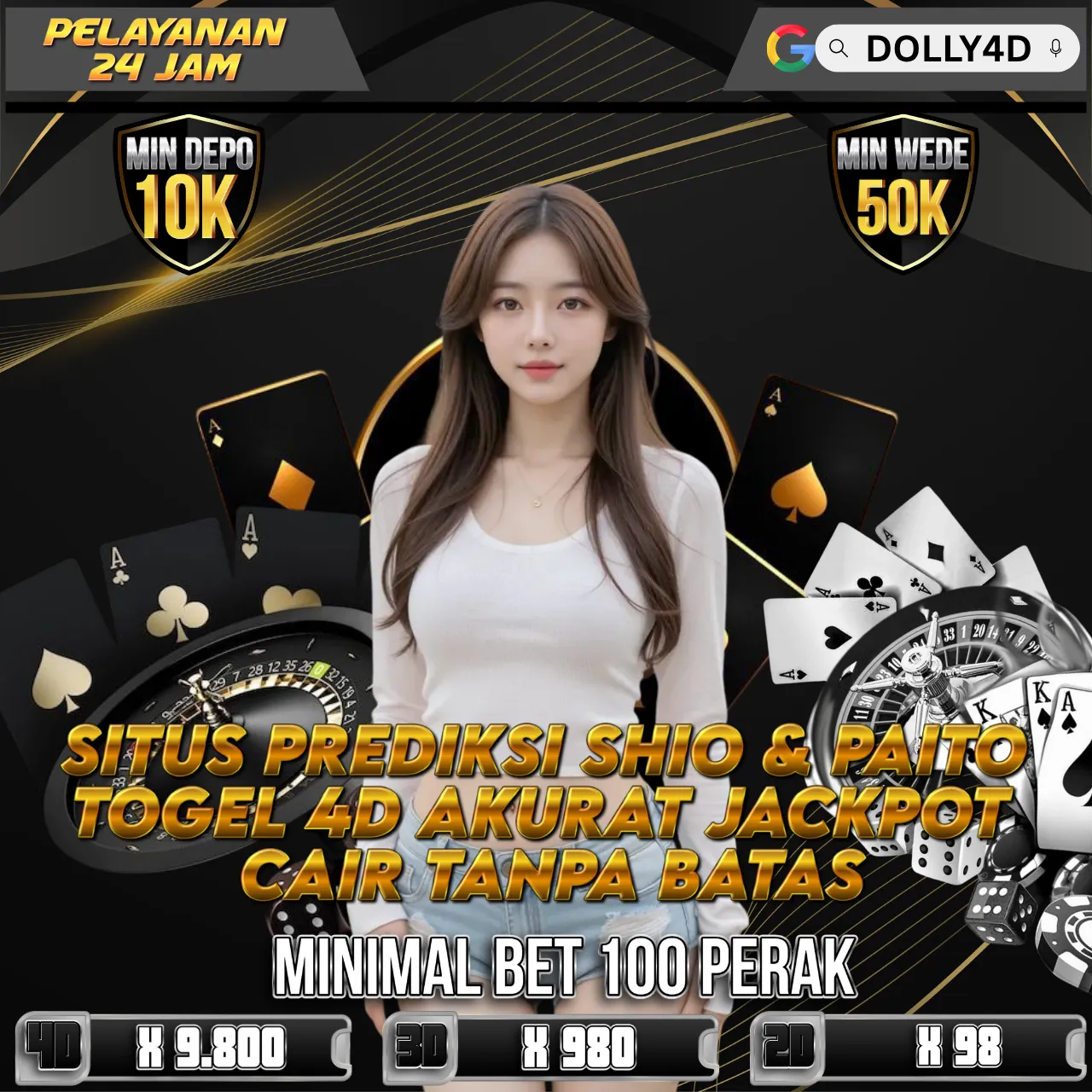 DOLLY4D | Situs Prediksi Shio & Paito Togel 4D Akurat Jackpot Cair Tanpa Batas